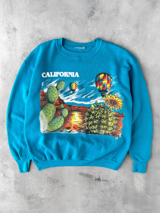 California Landscape Sweatshirt 90's - Large