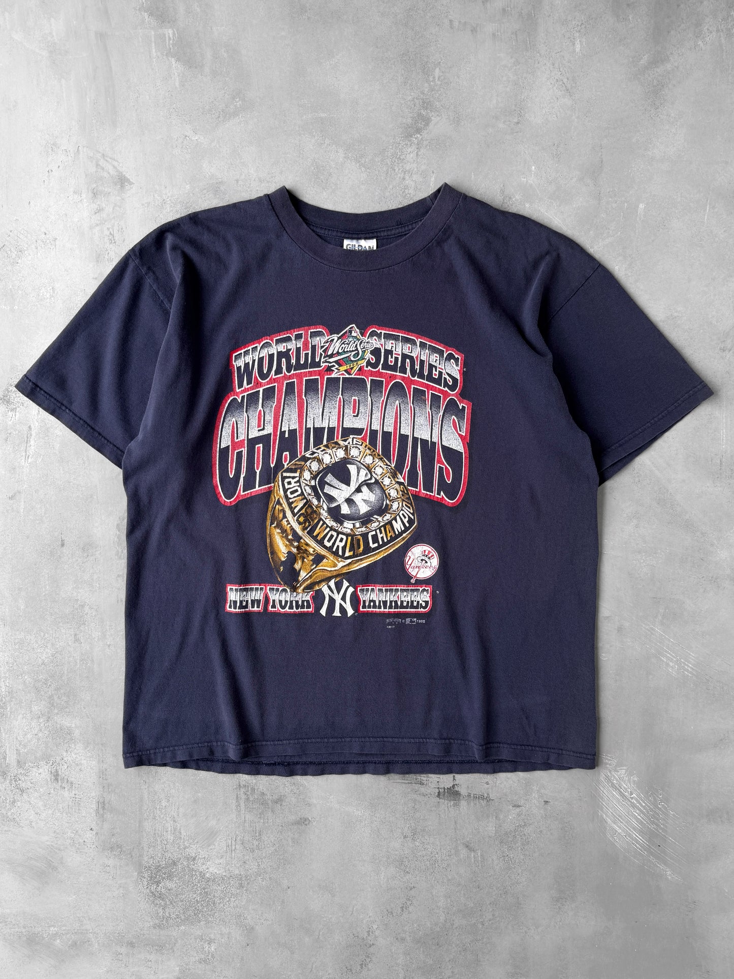 New York Yankees World Series T-Shirt '98 -XL