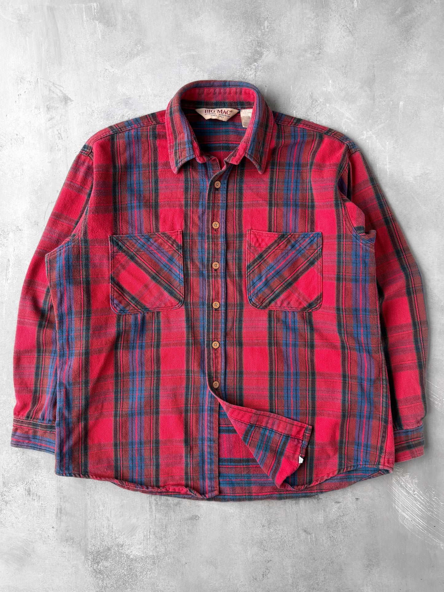 Plaid Flannel Shirt 90's - XL Tall