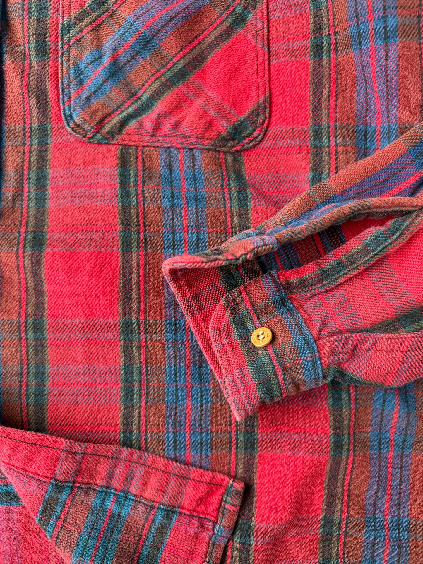 Plaid Flannel Shirt 90's - XL Tall