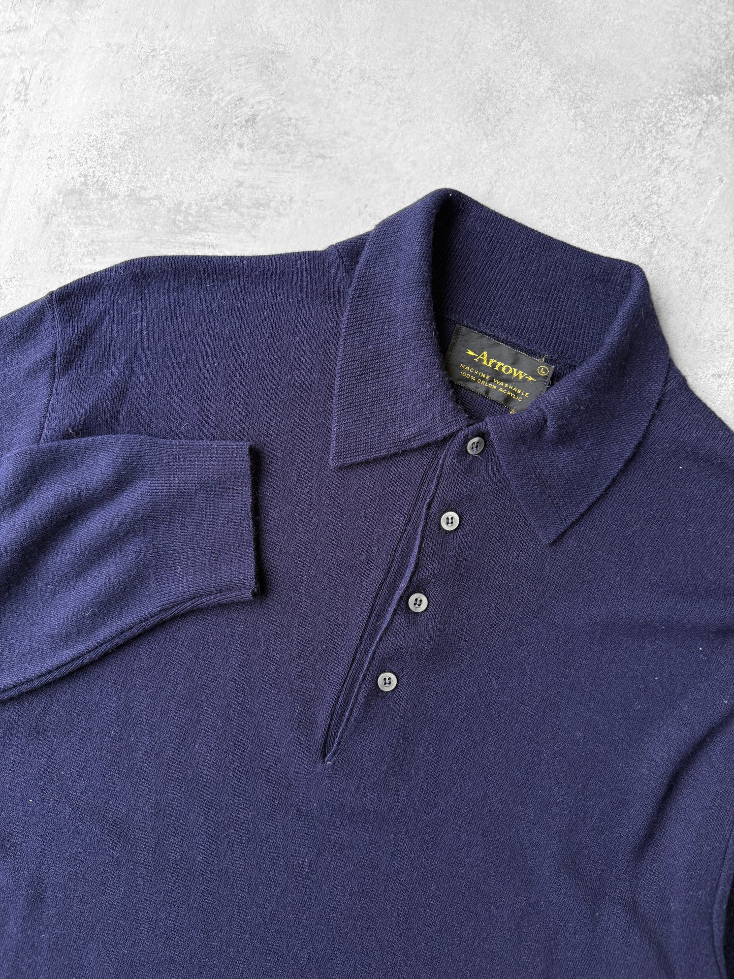 Collared Pullover Sweater 90's - Large