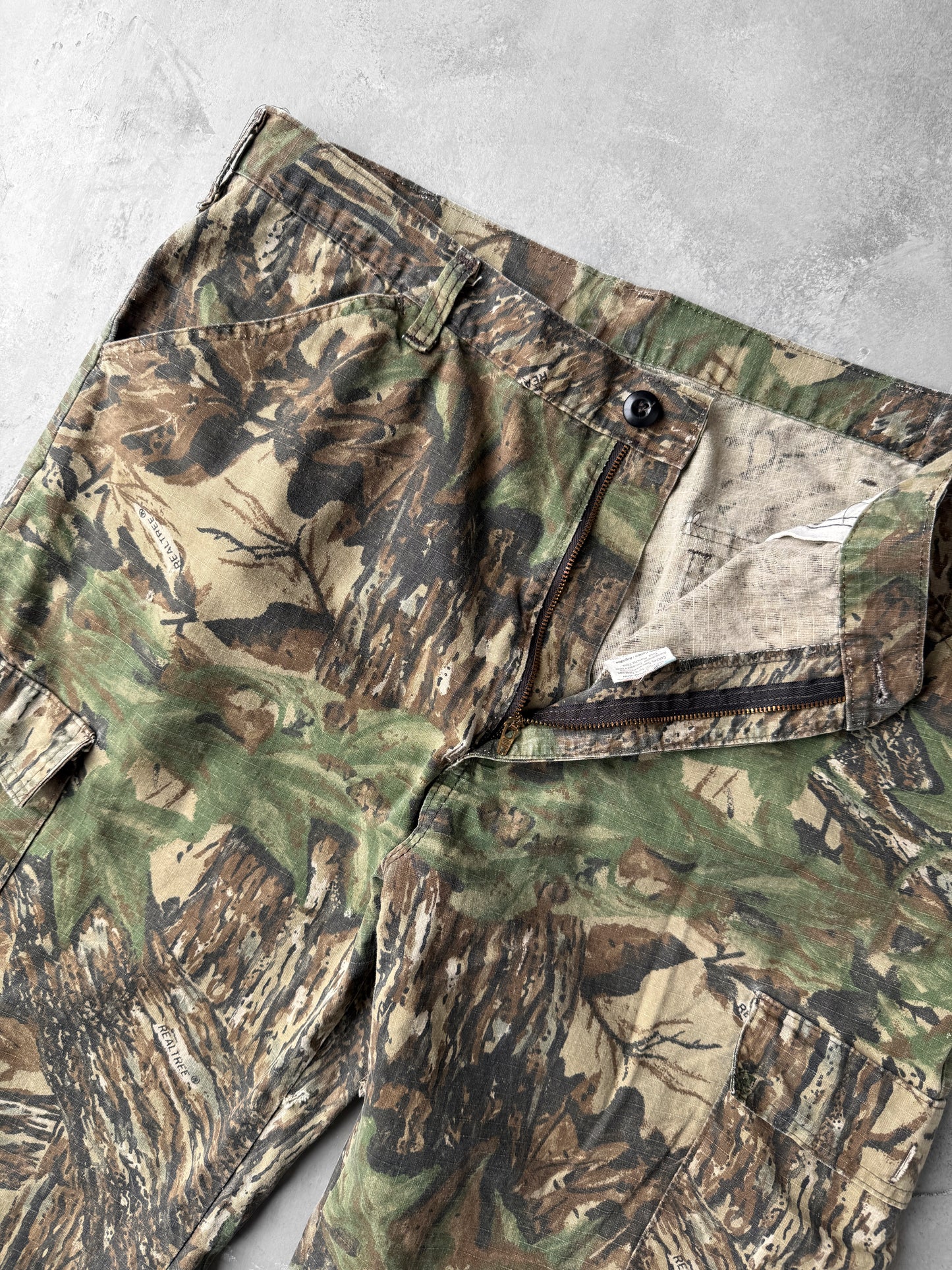 RealTree Camo Cargo Pants 80's - Large