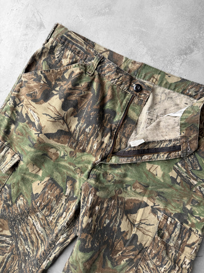 RealTree Camo Cargo Pants 80's - Large