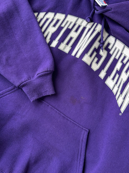 Northwestern University Hoodie 90's - Large