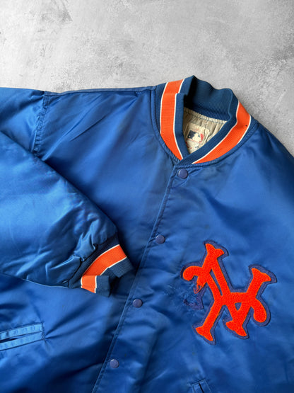 New York Mets Satin Bomber Jacket '86 - Medium