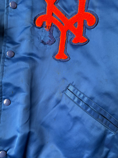 New York Mets Satin Bomber Jacket '86 - Medium