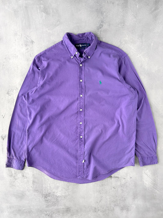 Ralph Lauren Purple Shirt 90's - XL