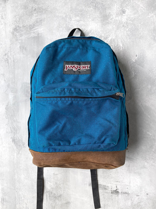 Jansport Leather Bottom Backpack