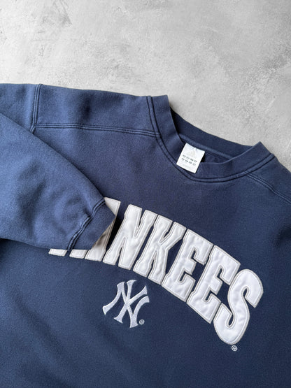New York Yankees Sweatshirt Y2K - Medium