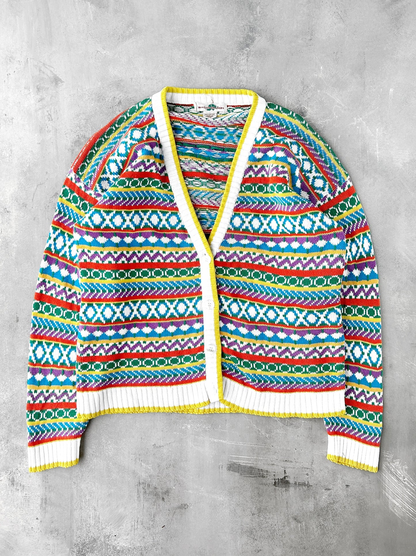 Multi-Pattern Cardigan 90's - Medium