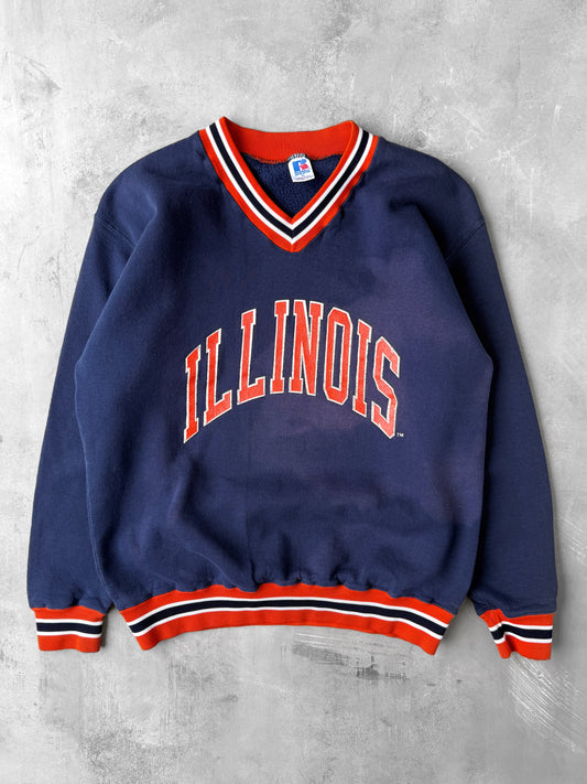 University of Illinois Sweatshirt 90's - Large