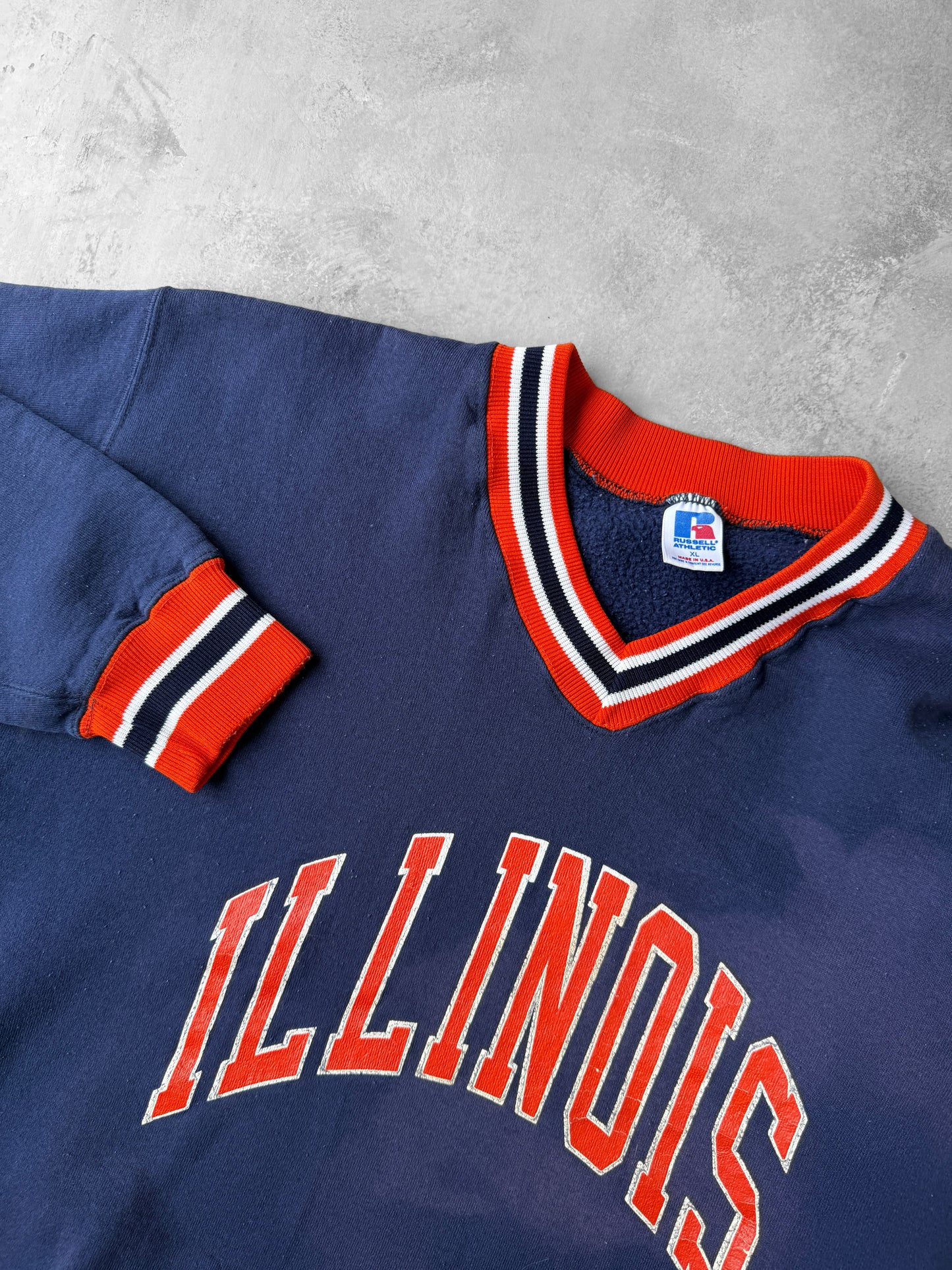 University of Illinois Sweatshirt 90's - Large