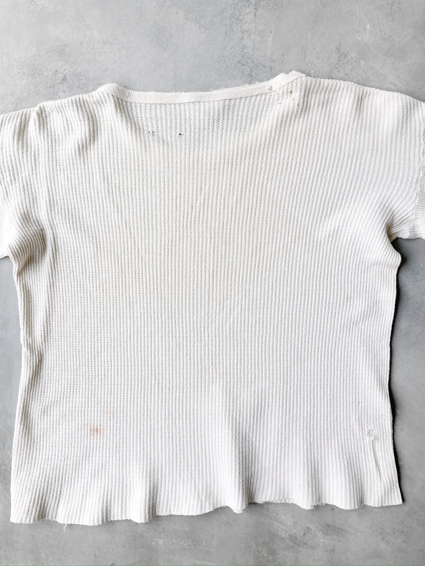 Distressed Thermal Shirt 80's - Medium / Large