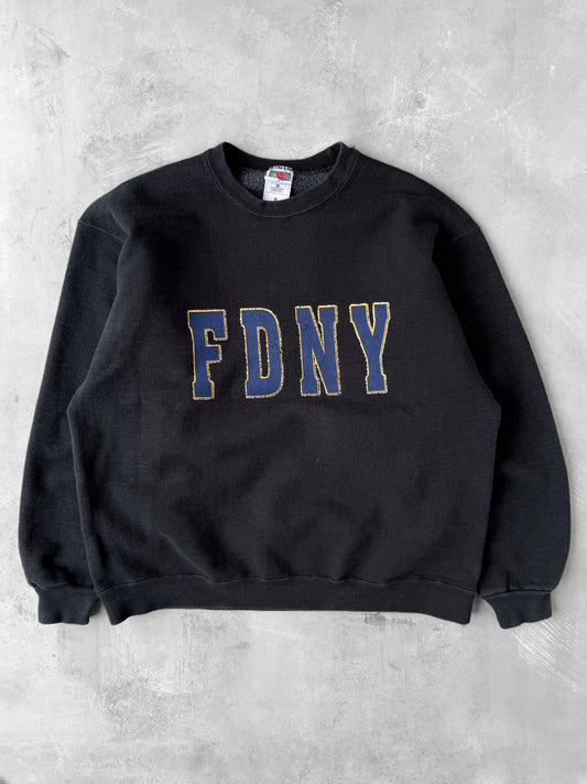 New York City Fire Department Sweatshirt 90's - Large
