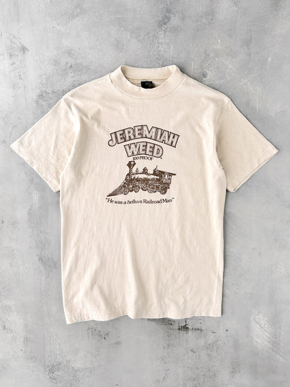 Jeremiah Weed Bourbon T-Shirt '80 - Small