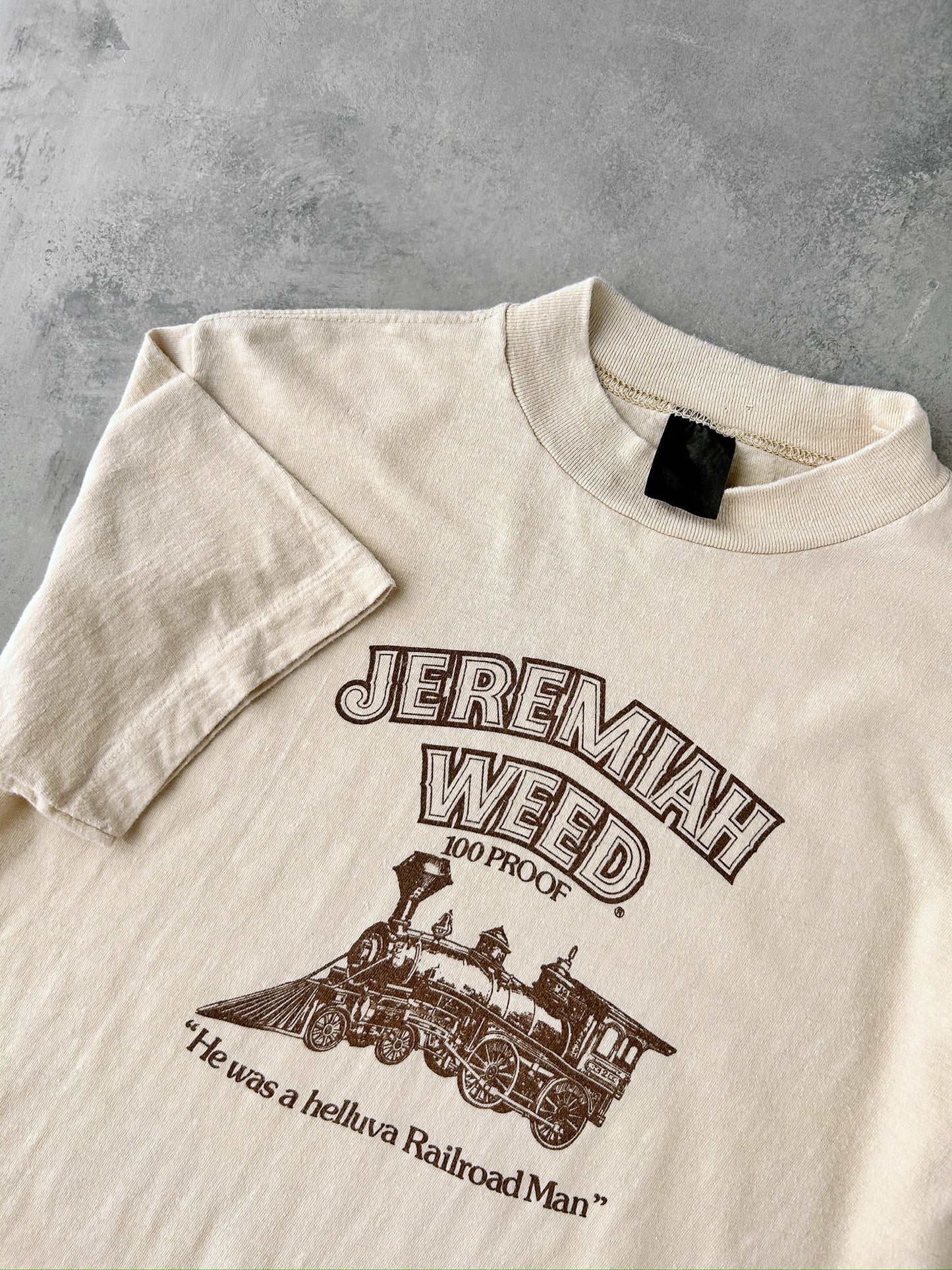 Jeremiah Weed Bourbon T-Shirt '80 - Small