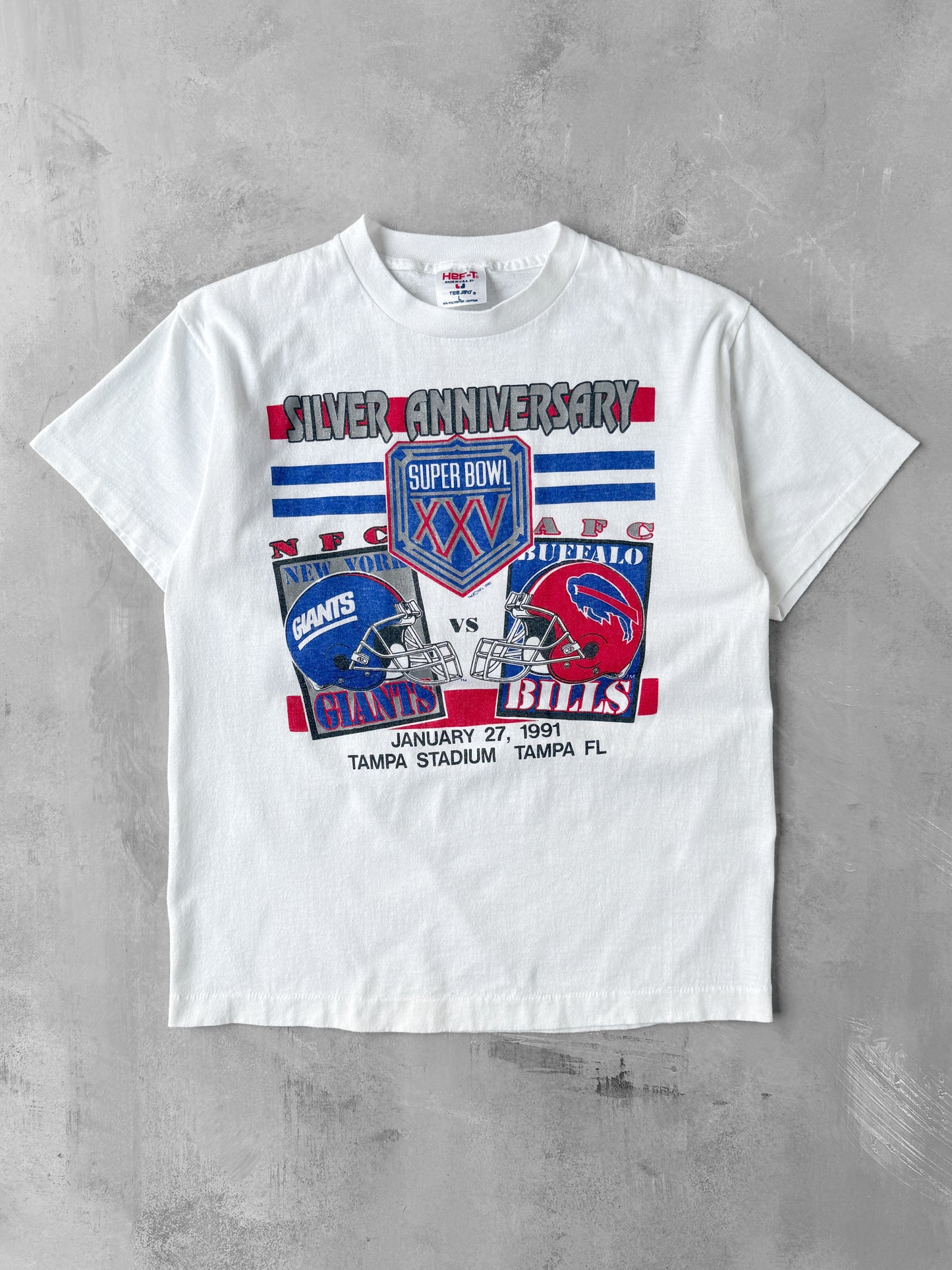 Super Bowl XXV T-Shirt '91 - Medium
