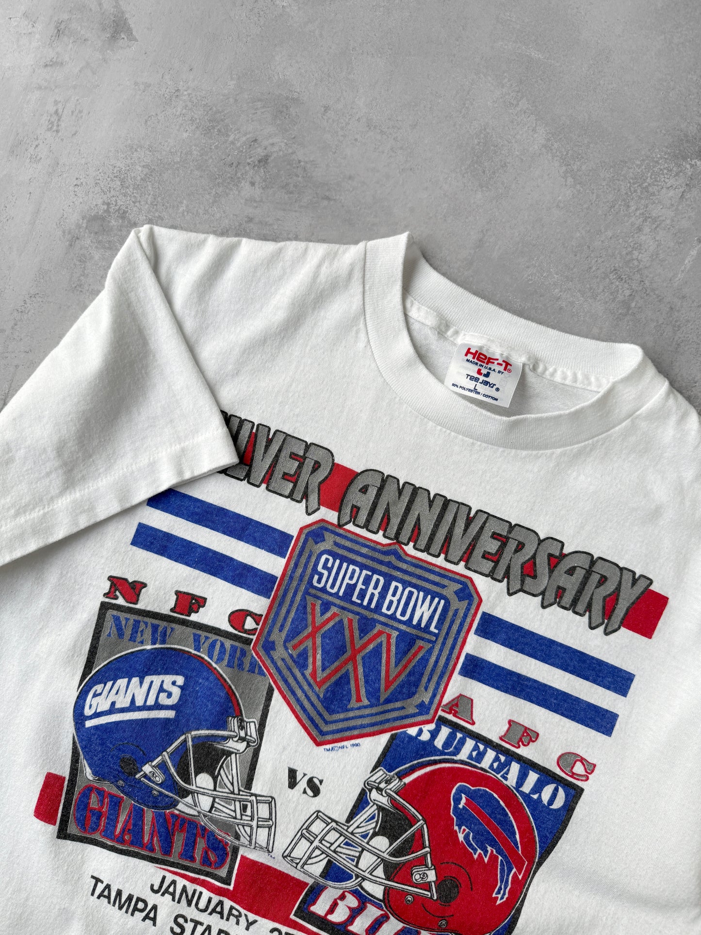Super Bowl XXV T-Shirt '91 - Medium