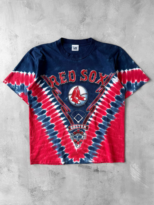 Boston Red Sox Tie-Dye T-Shirt 90's - Large