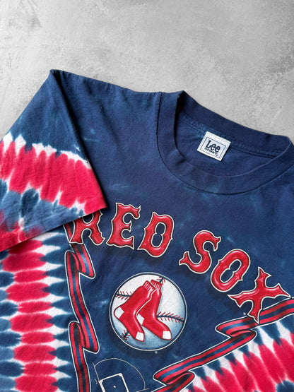 Boston Red Sox Tie-Dye T-Shirt 90's - Large