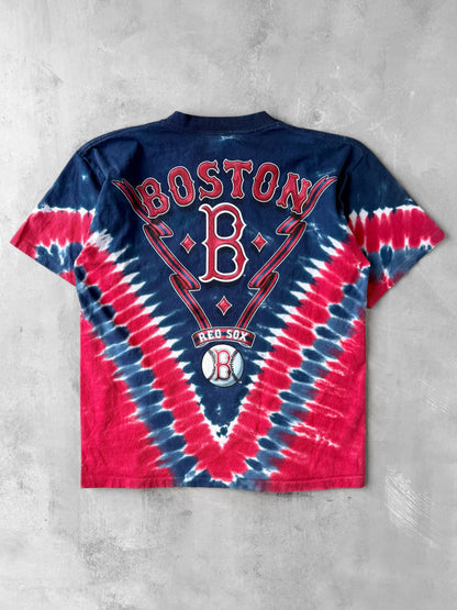 Boston Red Sox Tie-Dye T-Shirt 90's - Large