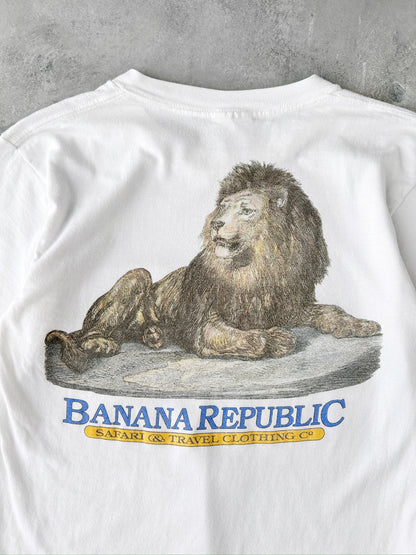 Banana Republic Pocket T-Shirt 80's - Small
