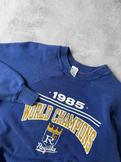Kansas City Royals World Series Sweatshirt '85 - Small / Medium