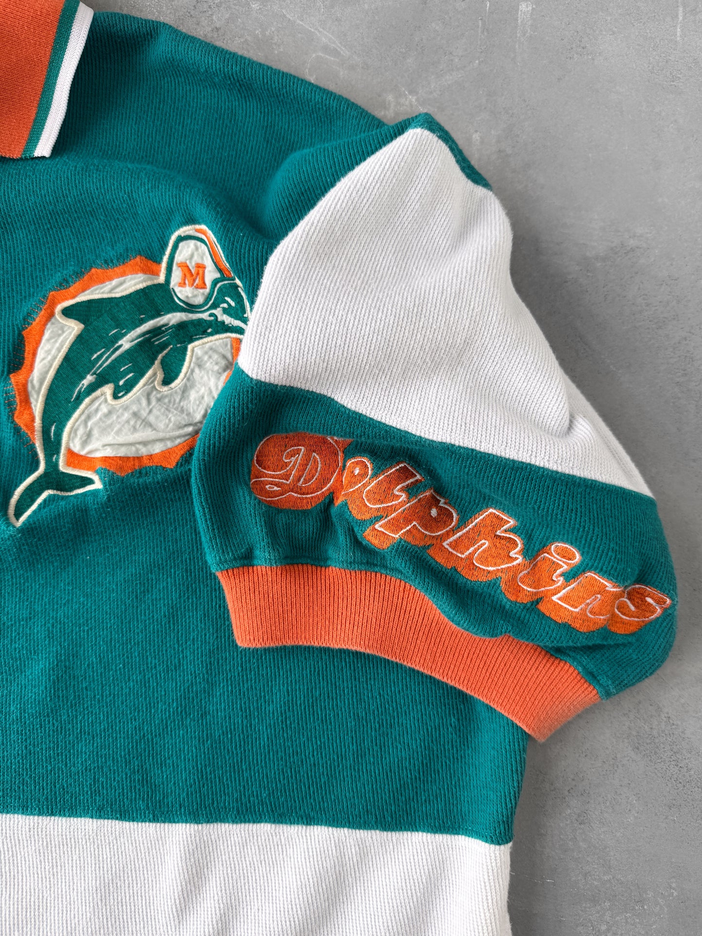Miami Dolphins Polo Shirt 90's - XL