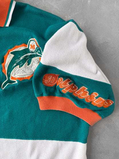 Miami Dolphins Polo Shirt 90's - XL