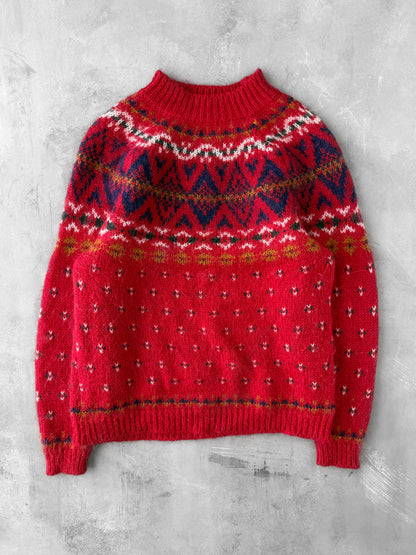 Fair Isle Sweater 90's - Medium