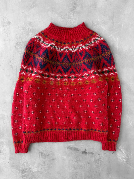 Fair Isle Sweater 90's - Medium