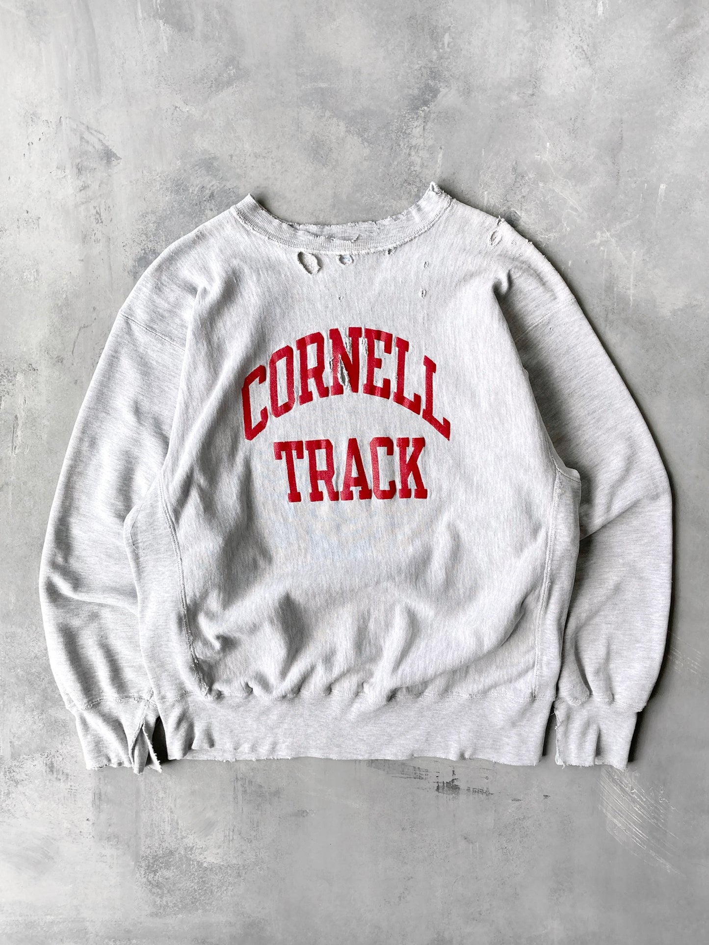 Cornell Track Reverse Weave Sweatshirt 80's - XL