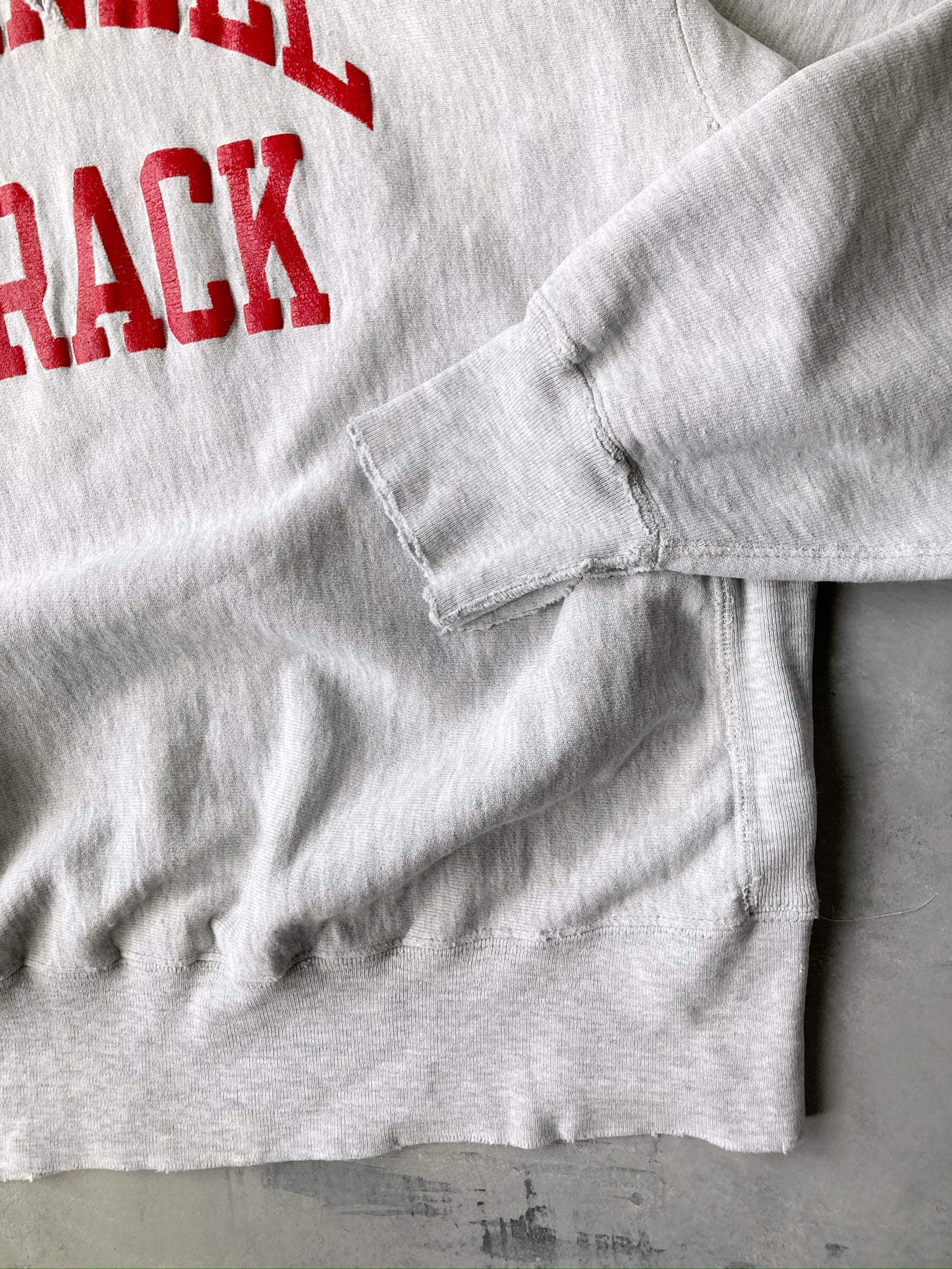 Cornell Track Reverse Weave Sweatshirt 80's - XL
