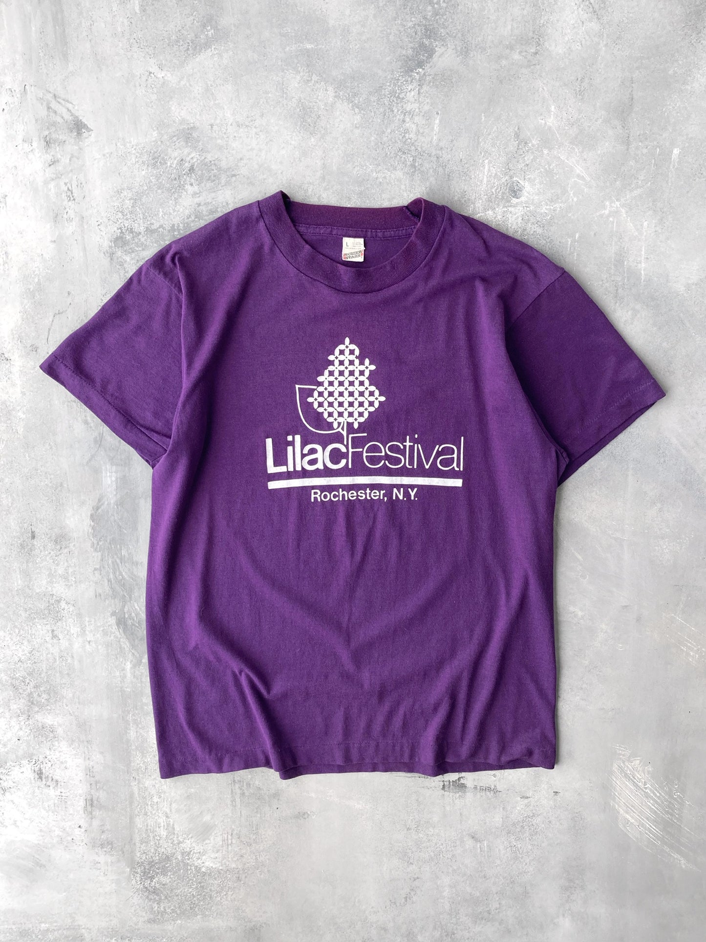 Lilac Festival T-Shirt 80's - Large