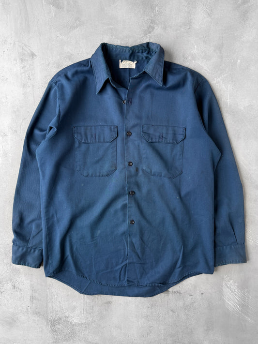 Distressed Work Shirt 80's - XL