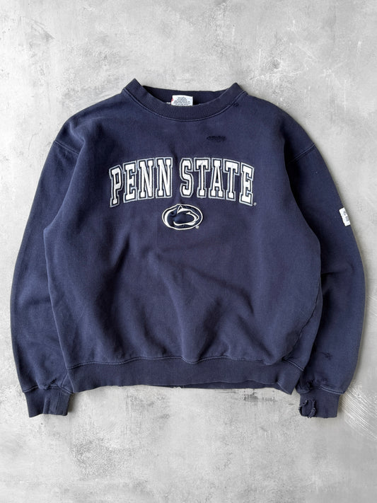 Penn State University Distressed Sweatshirt Y2K - Large
