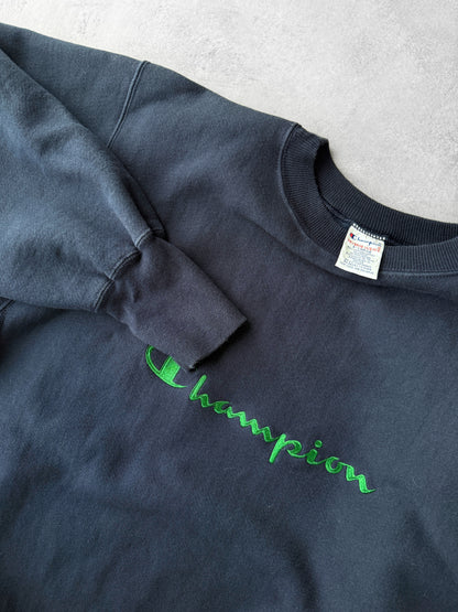 Champion Script Reverse Weave Sweatshirt 90's - XL