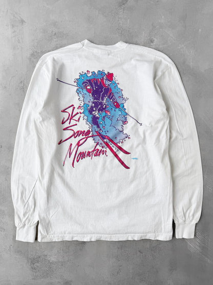 Ski Song Mountain T-Shirt 90's - Large
