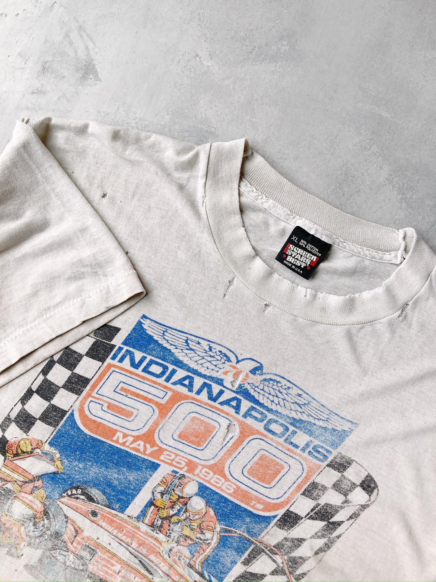 Indianapolis 500 T-Shirt '86 - XL