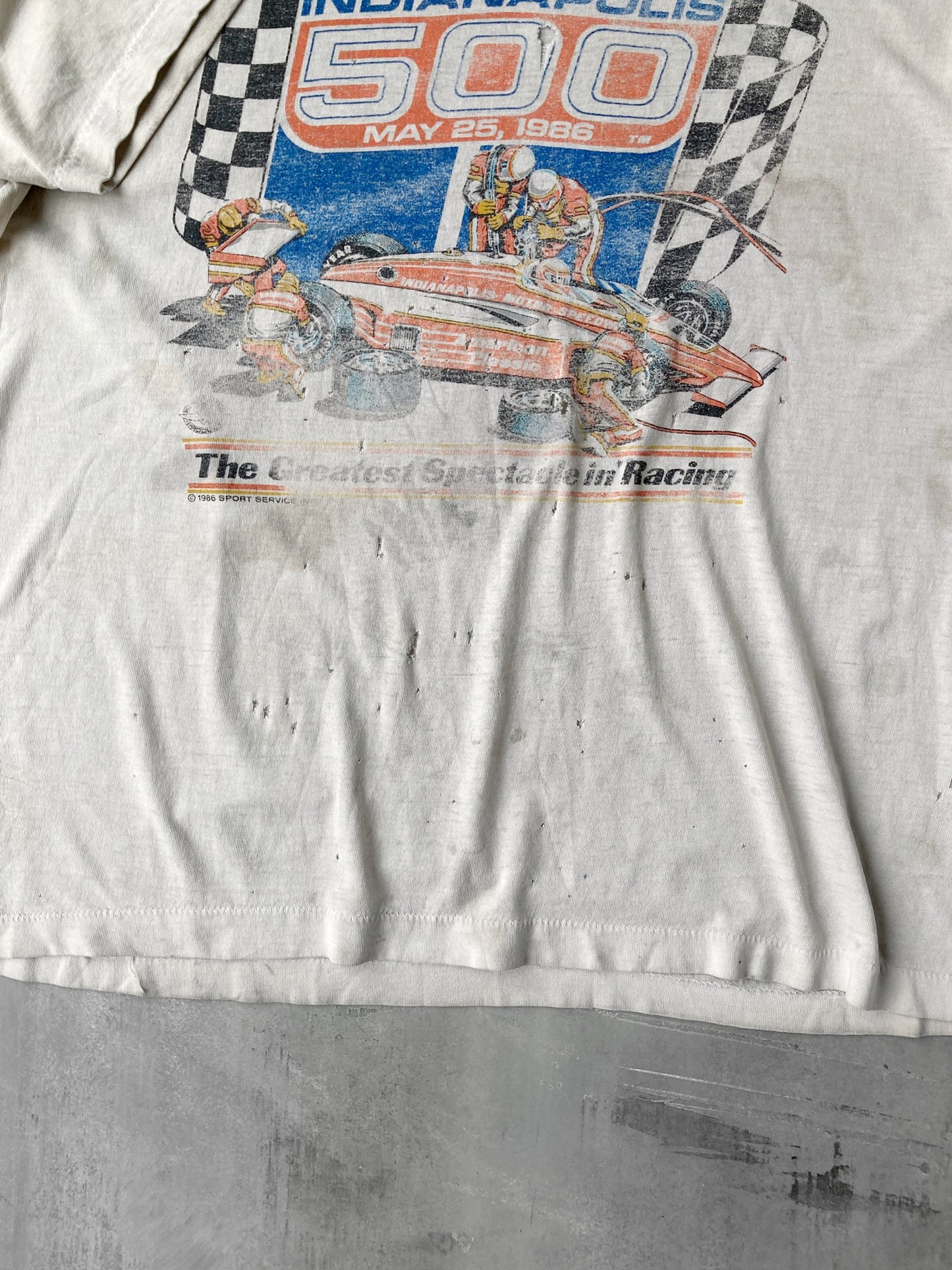 Indianapolis 500 T-Shirt '86 - XL