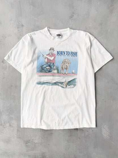 Born To Fish T-Shirt 90's - XL