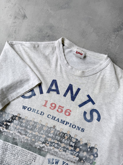 New York Giants Throwback World Champions T-Shirt 90's - Large
