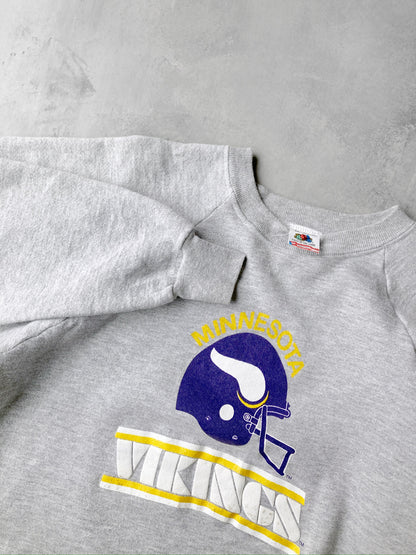 Minnesota Vikings Sweatshirt 80's -  Large