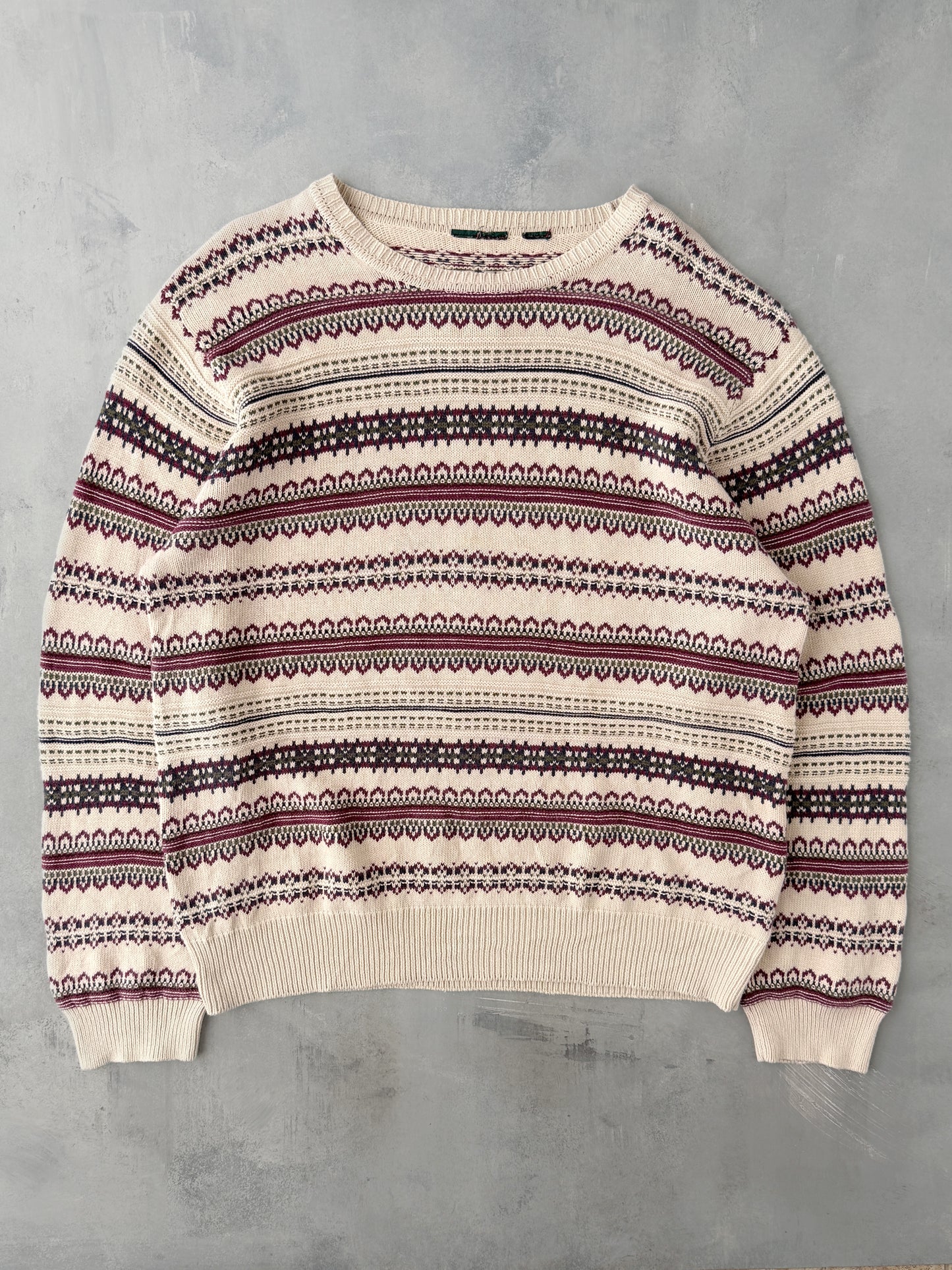 Patterned Sweater - XL