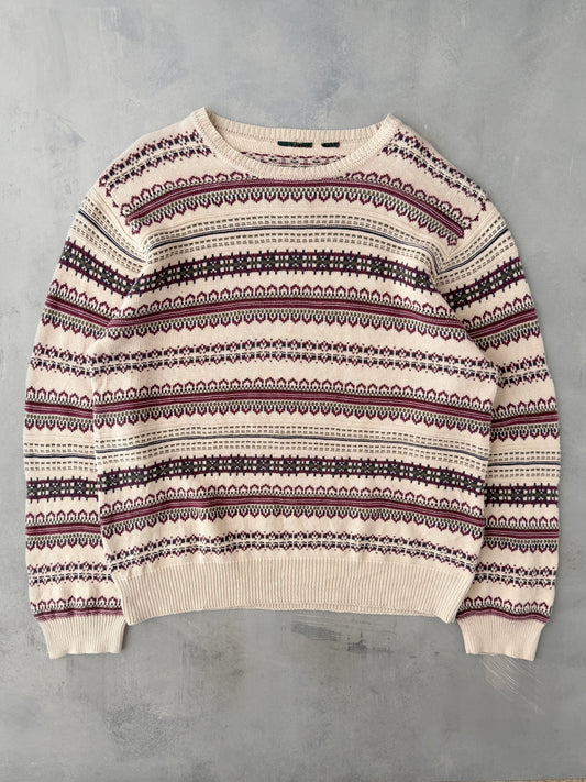 Patterned Sweater - XL
