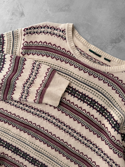 Patterned Sweater - XL