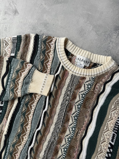 Multi-Texture Sweater 90's - XL
