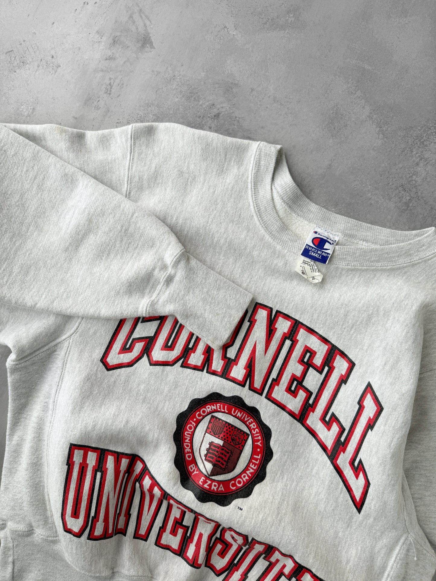 Cornell University Sweatshirt Y2K - Small