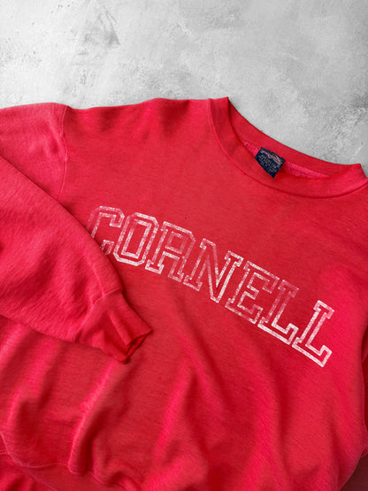 Faded Cornell University Sweatshirt 80's - Large