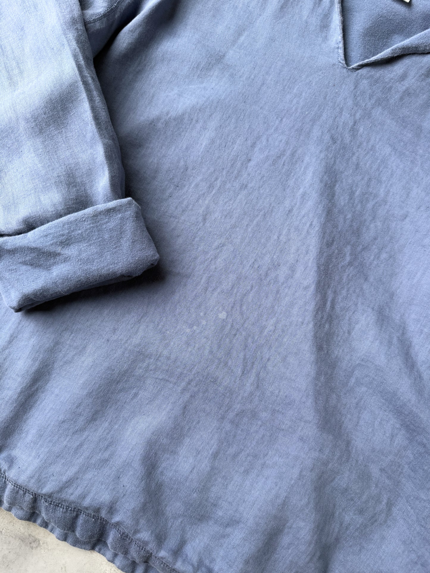 Slouchy Linen Hoodie 00's - Medium